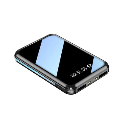 20000mAh Mini Power Bank | High-Capacity Portable Charger with Mirror Screen
