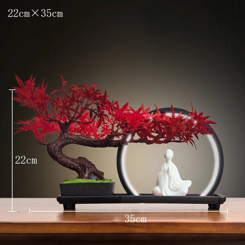 Luminous LED Artificial Bonsai Tree – Smart Interior Landscape & Living Room Decor - GiftWave.co