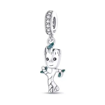 Miniso x Peanuts™ 925 Sterling Silver Snoopy Charm | Popcorn & Watermelon Edition