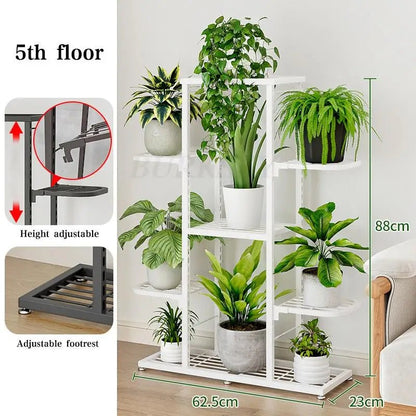 Professional Indoor/Outdoor Plant Stand – 5 - Tier & 7 - Tier Display Organizer - GiftWave.co