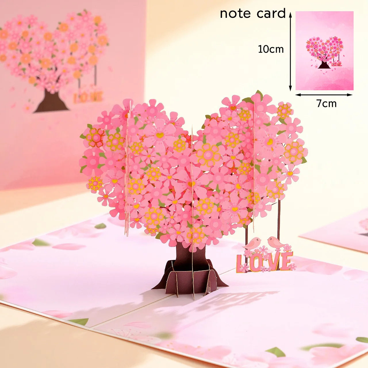 Premium 3D Pop-Up Flower Bouquet Card | Forever Floral Greeting Set