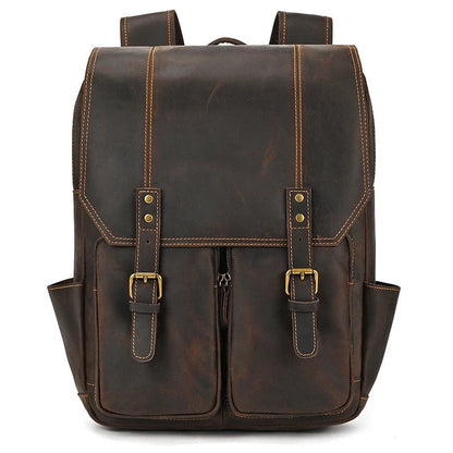 Newsbirds Retro Luxury Leather Backpack - The 2026 Executive Daypack - GiftWave.co