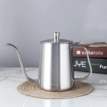 Easyworkz Gage Gooseneck Stainless Steel Pour Over Coffee Kettle - Coffe... — Gift Idea