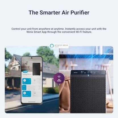 HEPA Air Purifier Large Room 1882Ft² Carbon Filter Air Quality Monitor A... — View 5