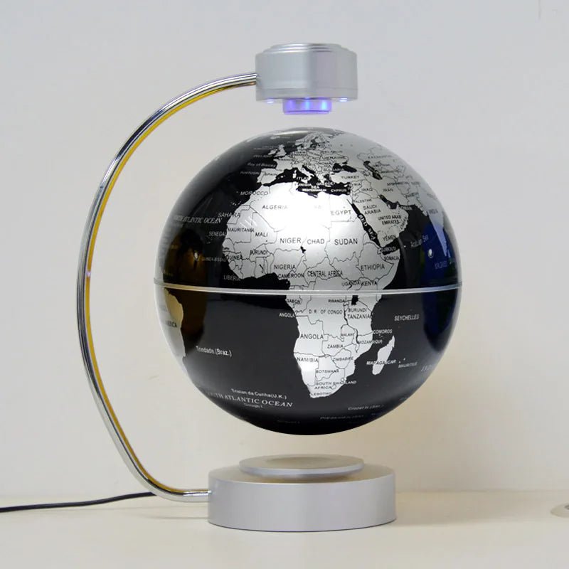 Levitating Globe 8" LED Luminous Floating World Map Globe Gift for Men Home Office - GiftWave.co