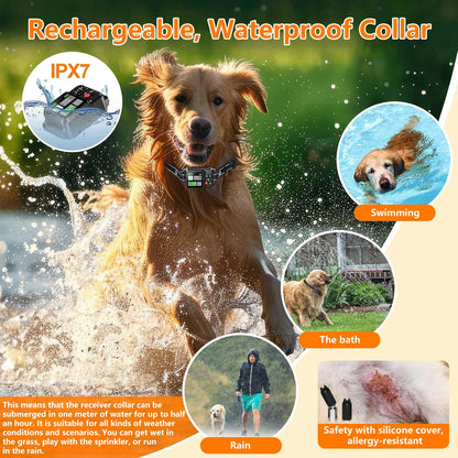 GPS Wireless Dog Fence System – No Wire, No Subscription, Satellite Boun... — View 6