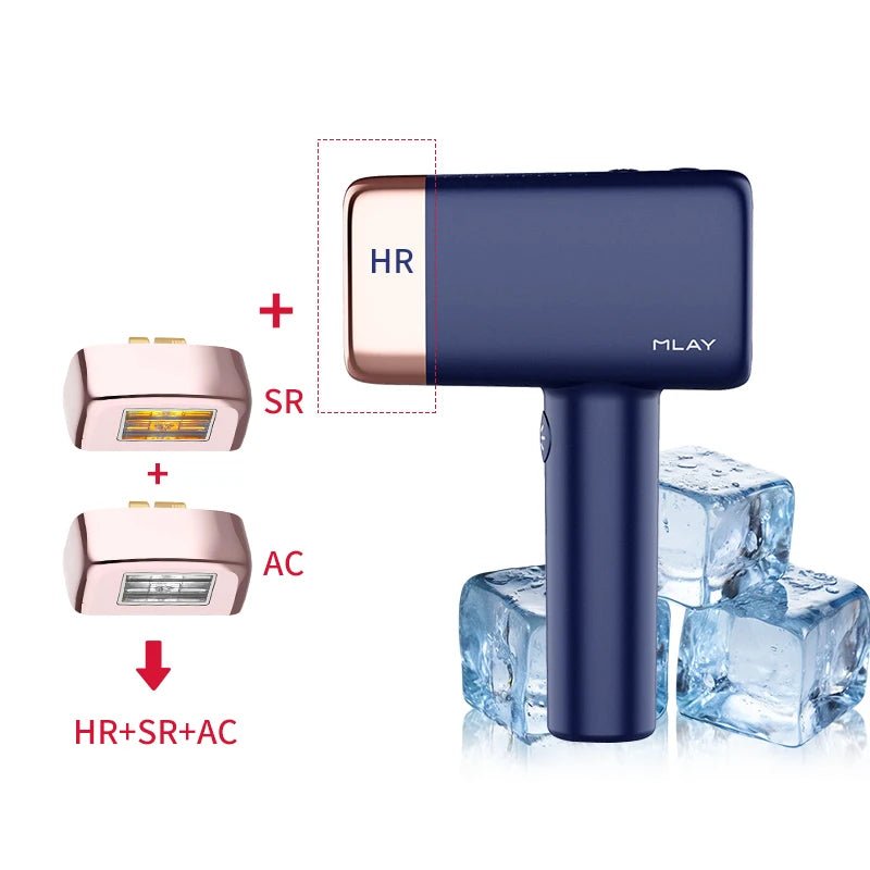 MLAY T14 IPL Hair Removal Device 0.5s Flash Replaceable Lamp Ice Cooling Permanent Epilator Men Women - GiftWave.co