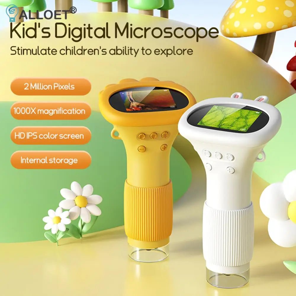 1000X Handheld Digital Microscope 2 Inch IPS Screen For Kids — View 5