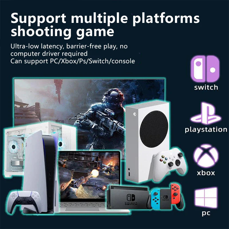 SomatoSensory Video Game Controller with Scope: Multi-Platform Motion Aiming