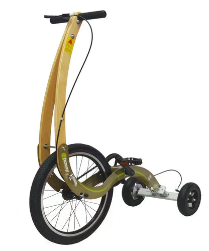 Fold 20 Inch Big Wheel Fitness Stand Up Bike