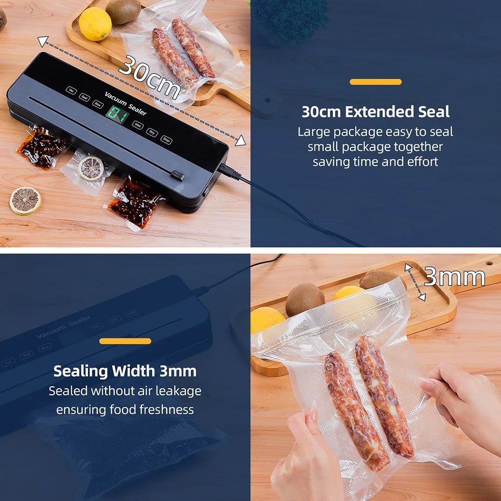 Vacuum Sealer Machine for Food – 65kPa Automatic Food Vacuum Sealer with... — View 6