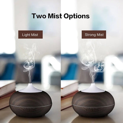 Essential Oil Diffuser 550ml Ultrasonic Aromatherapy Humidifier 4 Timer ... — View 5