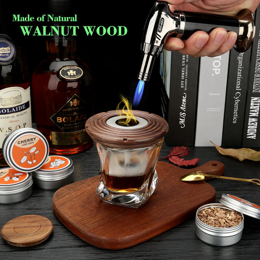 Cocktail Smoker Kit — Old Fashioned Whiskey Smoker Drinks Kit & Cocktail... — View 2