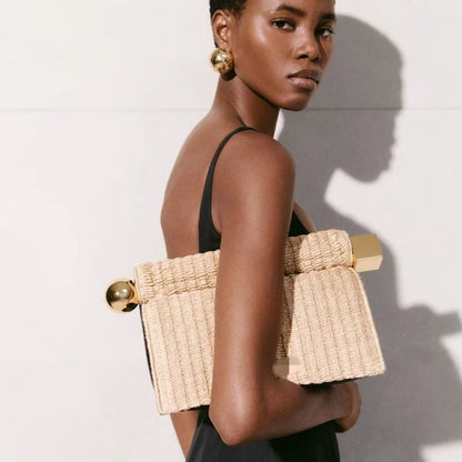 Nappa Leather Roll - Up Clutch Bag – Folding Chain Crossbody, Evening Shoulder Pouch, Designer Women's Party Bag - GiftWave.co