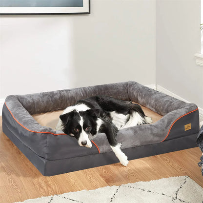 CloudComfort™ Jumbo Orthopedic Dog Sofa | Professional Joint Support for Large Breeds