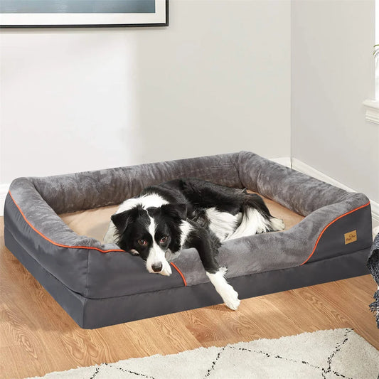 CloudComfort™ Jumbo Orthopedic Dog Sofa | Professional Joint Support for Large Breeds