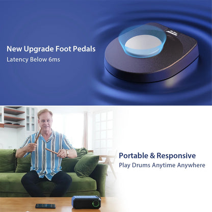 AeroBand BeatMaster AeroDrum 2.0 PLUS - Best Wireless Air Drum System for Musicians