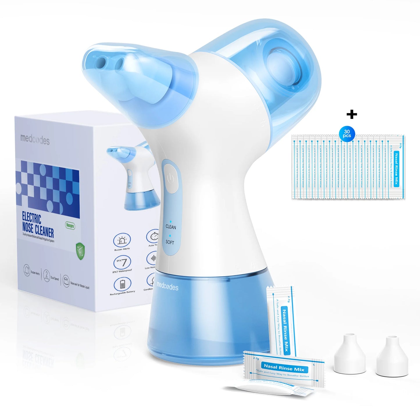 Electric Saline Wash System – Auto-Collection Self-Cleaning Rinse Kit — View 7
