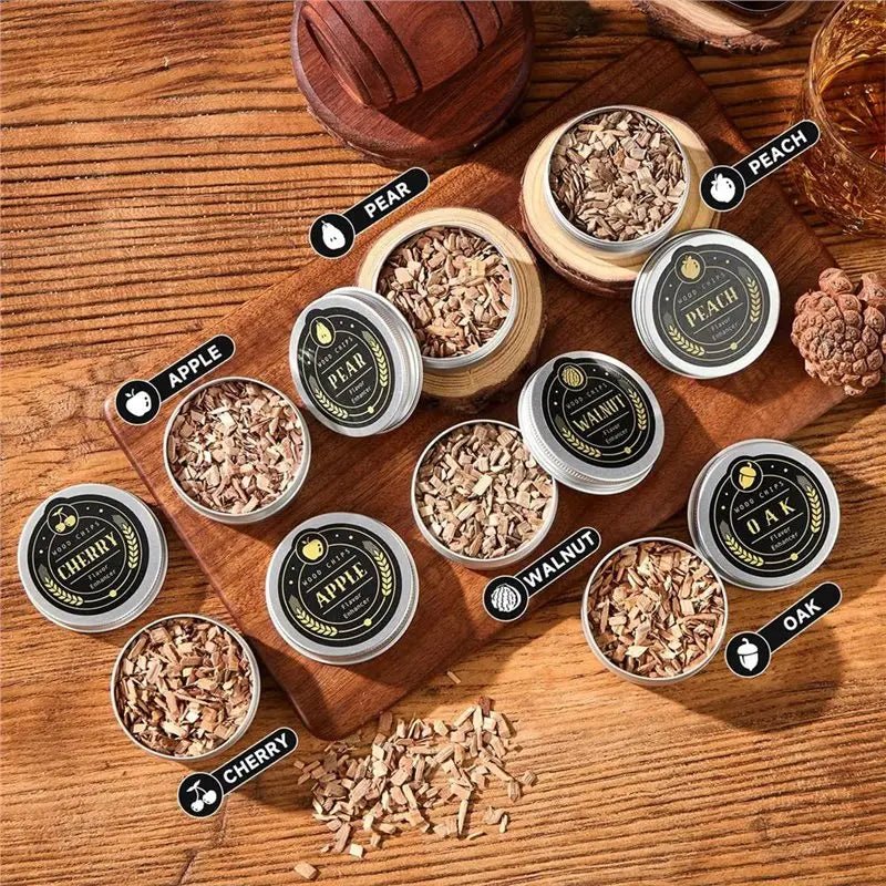 Cocktail Smoker Kit with Torch – Oak Smoke Top, 6 Wood Chip Flavors, Whi... — View 3