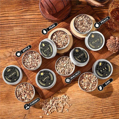 Cocktail Smoker Kit with Torch – Oak Smoke Top, 6 Wood Chip Flavors, Whi... — View 3