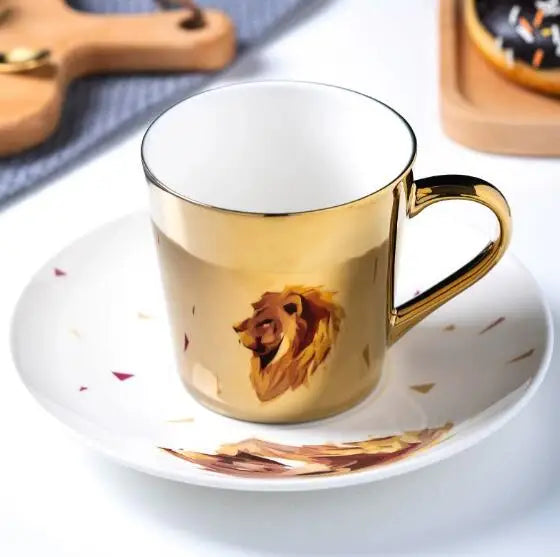 Luycho Anamorphic Mirror Reflection Cup | Locomotion Series Coffee & Tea Set