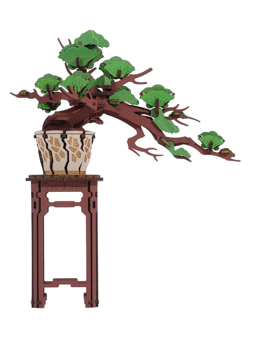 Rolife™ Eternal Bonsai Series | 3D Wooden Sakura & Evergreen Pine Puzzle Kit - GiftWave.co