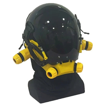 Cyberpunk Mask: Robocop-Style Futuristic Standard Model for Cosplay & Pa... — View 3