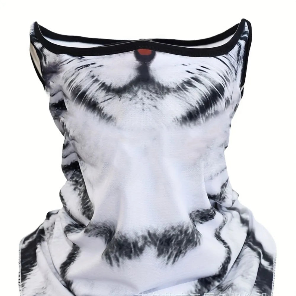 3D Cat Design Full Face Balaclava | Breathable Summer UV Sun Shield
