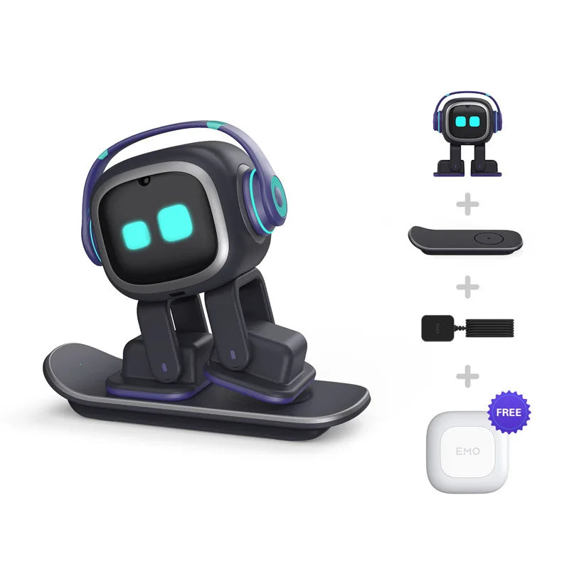Emo Intelligent AI Robot Pet | Your Smart Voice-Controlled Desktop Companion