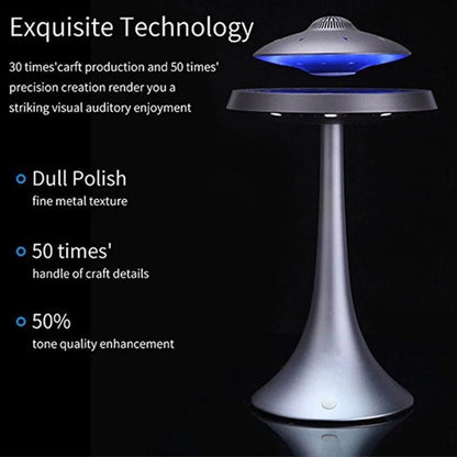 Magnetic Levitation Bluetooth Speaker – Floating UFO Wireless Charging — View 7