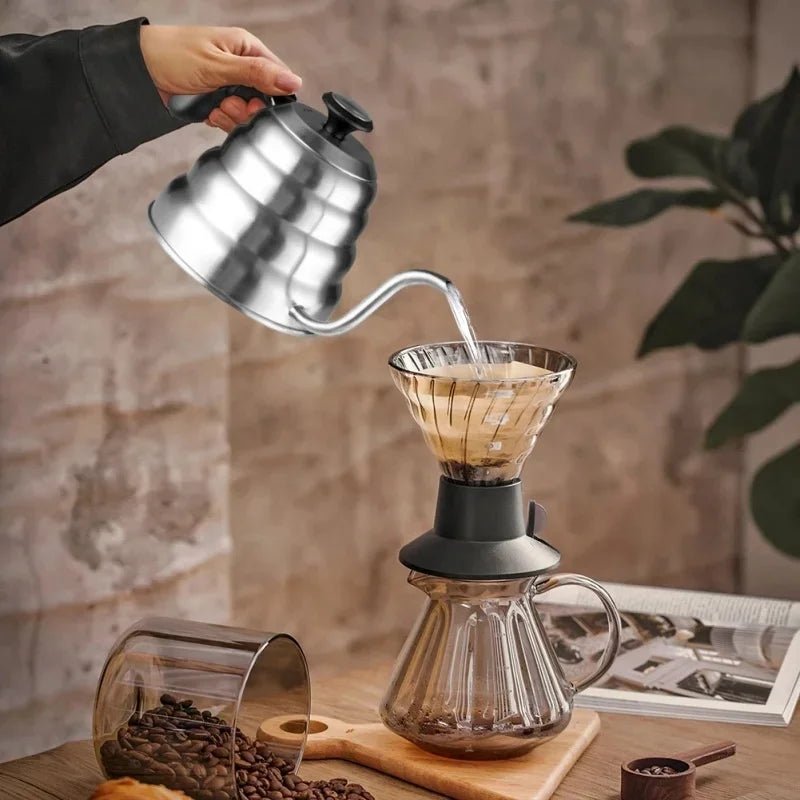 Professional Hand - Brewed Coffee Kettle with Thermometer l Hand Brewed Coffee Maker - GiftWave.co