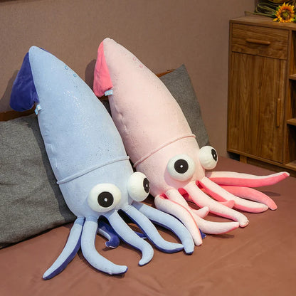 Big Eyes Plush Squid Toy