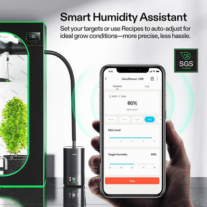 Smart WiFi Plant Humidifier 5L Auto Humidity Sensor App Control Gift for Plant Lovers Houseplants - GiftWave.co