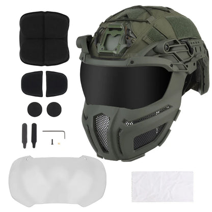 IronStrike FAST Tactical Helmet | High-Impact Airsoft & Wargame Headgear — View 8