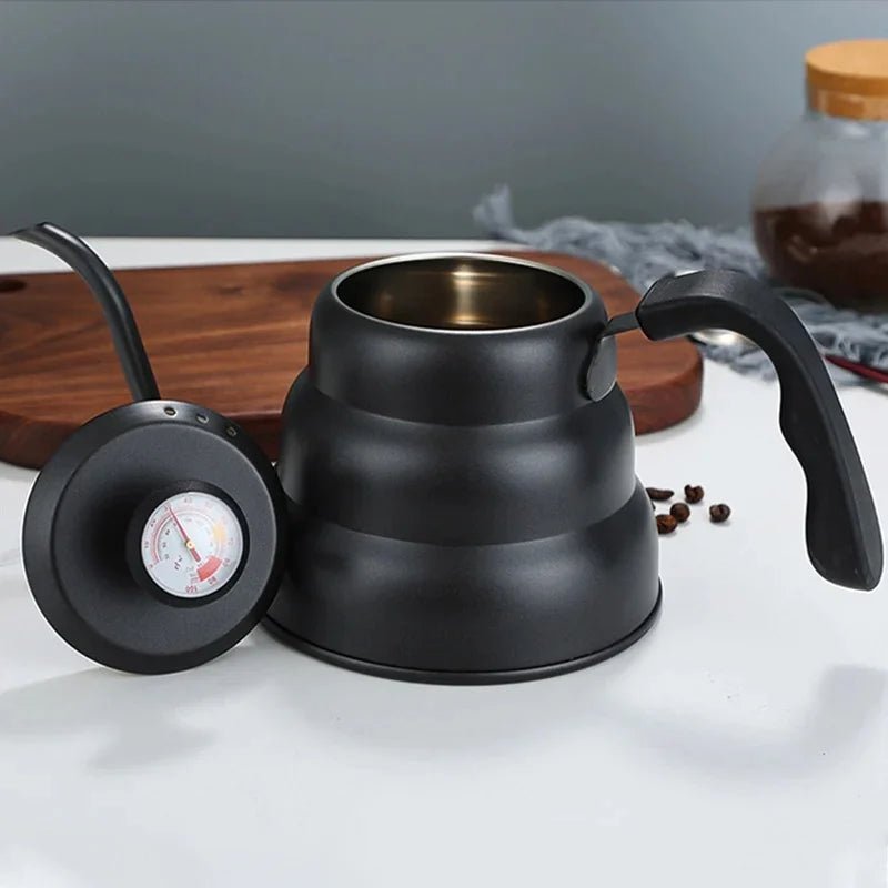 Professional Hand - Brewed Coffee Kettle with Thermometer l Hand Brewed Coffee Maker - GiftWave.co