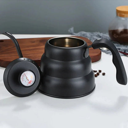 Professional Hand - Brewed Coffee Kettle with Thermometer l Hand Brewed Coffee Maker - GiftWave.co