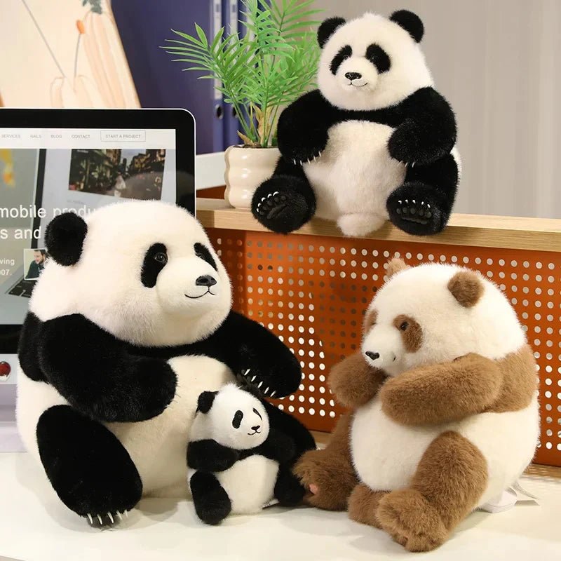 Cute Zoo Panda Plush Toy: 35cm Kawaii Stuffed Animal — Gift Idea
