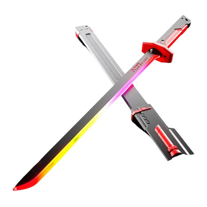 CyberSpark™ LED Streamer Sword | The Ultimate Glowing Blade with Smoke & Spark Effects