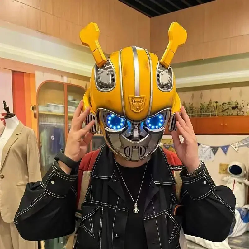 Megatron Bumblebee Transformers Voice Control Cosplay Helmet - Best Wearable Collectible