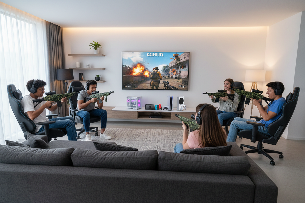 SomatoSensory Video Game Controller with Scope: Multi-Platform Motion Aiming