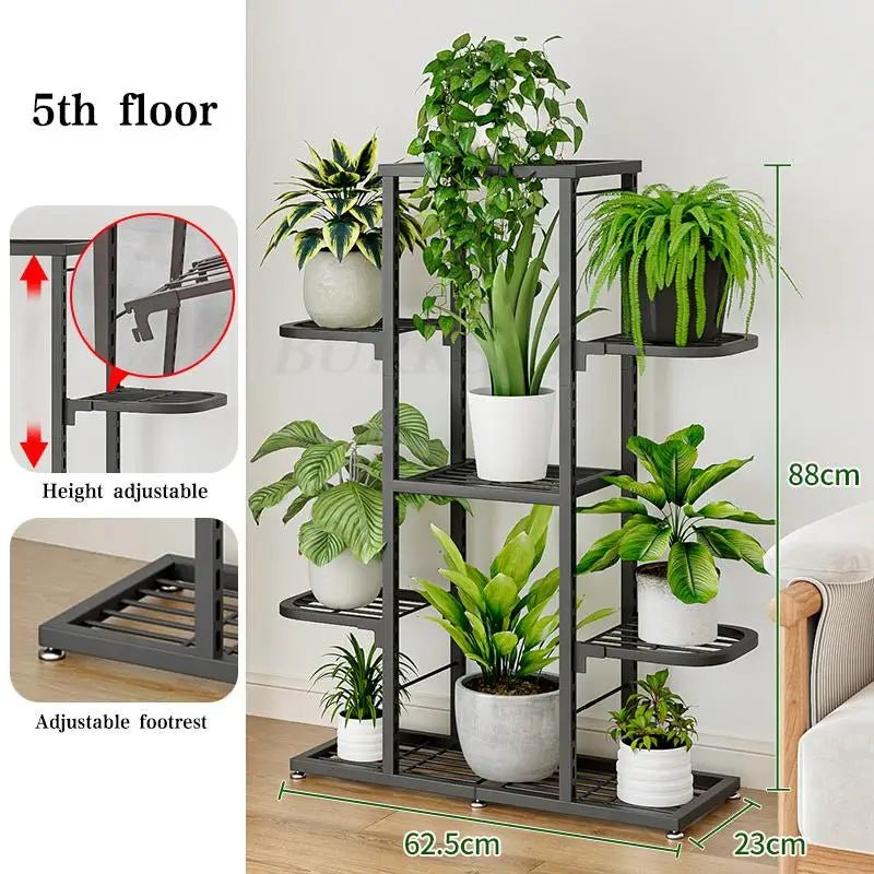 Professional Indoor/Outdoor Plant Stand – 5 - Tier & 7 - Tier Display Organizer - GiftWave.co