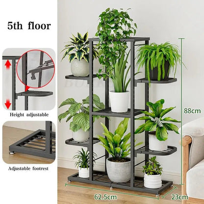 Professional Indoor/Outdoor Plant Stand – 5 - Tier & 7 - Tier Display Organizer - GiftWave.co