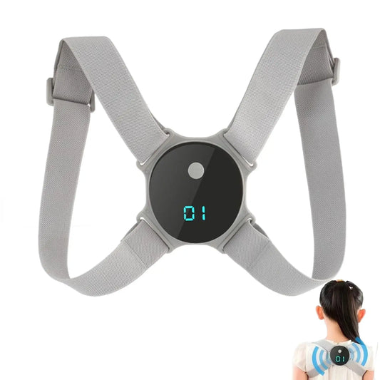 Smart Posture Corrector - Rechargeable Vibration Reminder for Hunchback - Adjustable Angle Training Belt - GiftWave.co