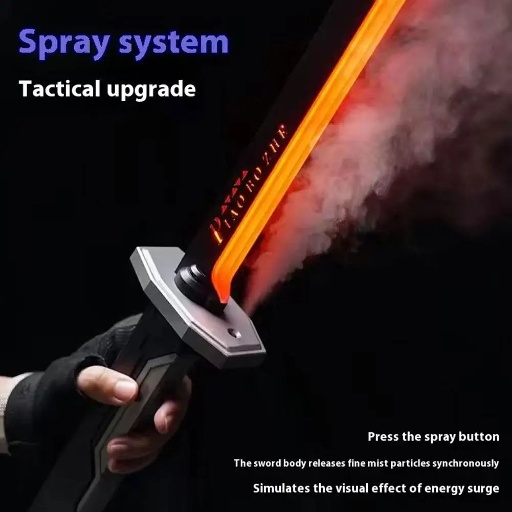 CyberSpark™ LED Streamer Sword | The Ultimate Glowing Blade with Smoke & Spark Effects