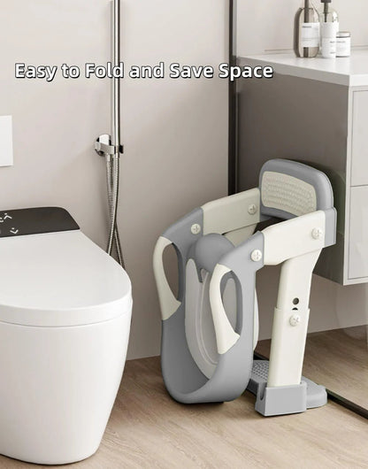 3-in-1 Toddler Potty Training Seat with Steps - Adjustable Toilet Ladder... — View 2