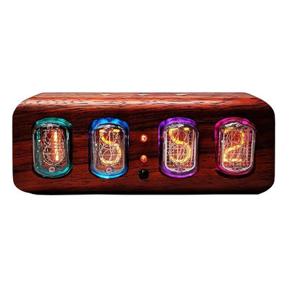 Retro Nixie Tube Style Digital Clock Nordic LED Table Clock with Bluetoo... — View 5