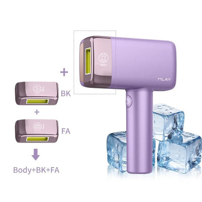MLAY T14 IPL Hair Removal Device 0.5s Flash Replaceable Lamp Ice Cooling Permanent Epilator Men Women - GiftWave.co