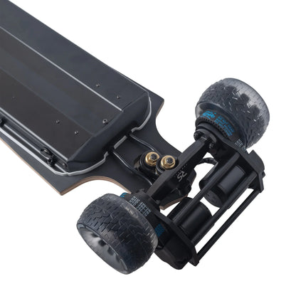 RS 120 Electric Skateboard: Dual 4000W Motors, 31-Mile Range, 26 MPH Top Speed