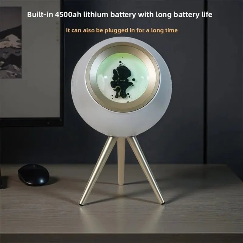 Bluetooth Speaker with Ferrofluid Music Rhythm Light, Magnetic Fluid Vis... — View 6