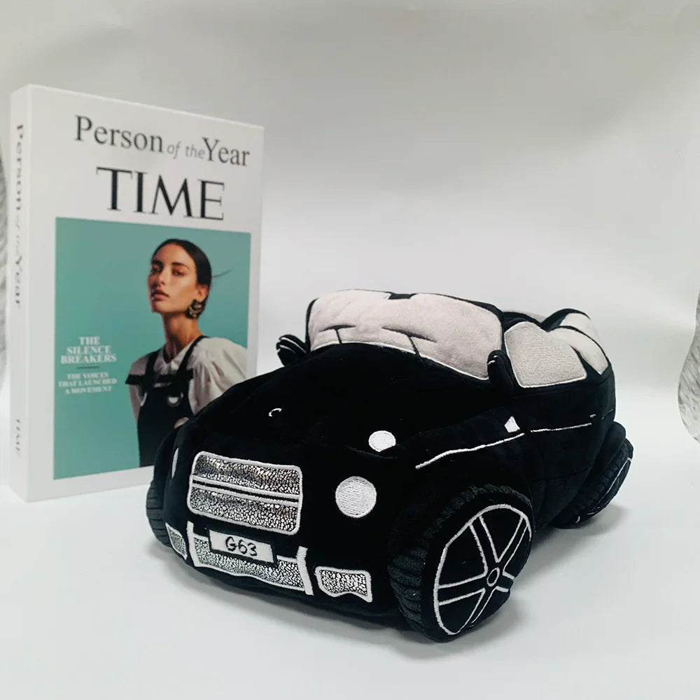 Fun & Fuzzy Car Shape Plush Slippers